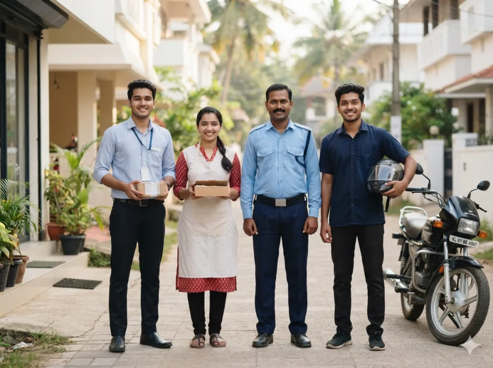 ജോലി ചെയ്യാൻ തയ്യാറായ കേരളത്തിലെ തൊഴിലാളികൾ